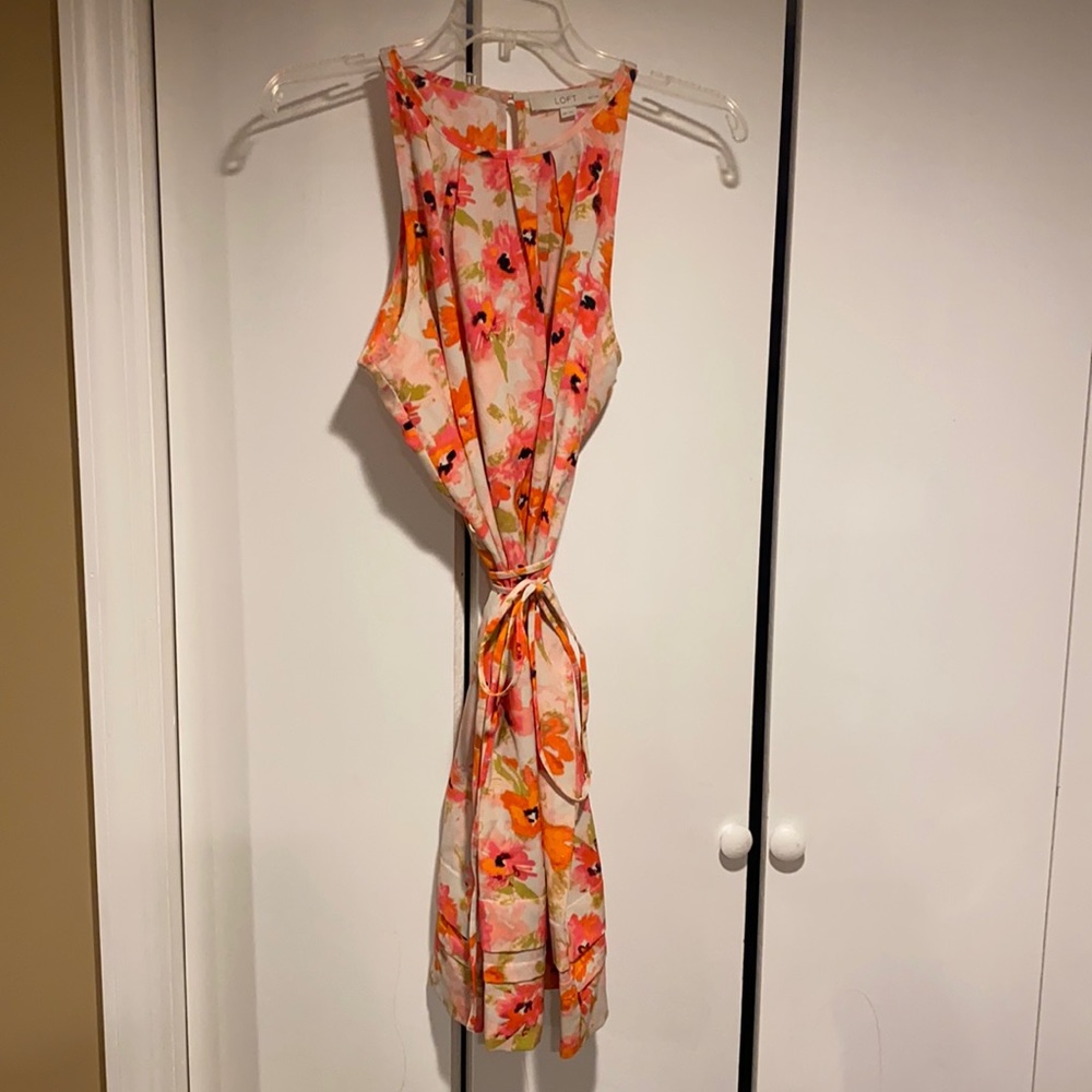 Ann Taylor Loft floral summer dress. Gently worn